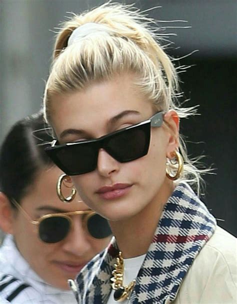 celine sunglasses hailey baldwin|How to Shop Hailey Bieber's Oval Sunglasses .